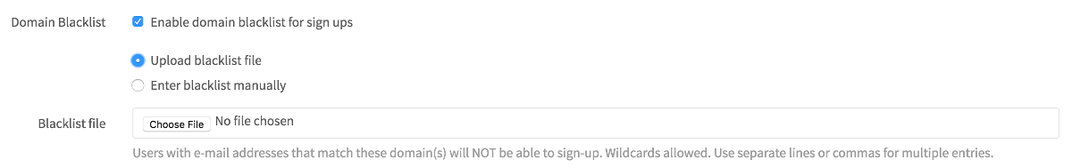 Sign up restrictions · Settings · Admin area · User · Help · GitLab